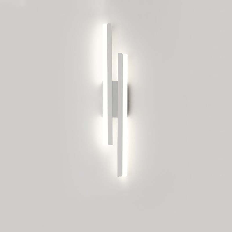 Modern Simple Led Wall Lamp Strip Light length 50cm 90-260V Bedroom Bedside Living Room Background Decoration Hotel Engineering