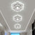 Modern LED Ceiling Light Surface Mounted Living Room Porch Aisle Corridors Lamps Crystal Lampshade Ceiling Light