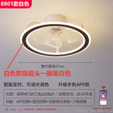 110V / 220V Nordic light with fan Ceiling Fan Lamp Invisible Restaurant Living Room Fan Home Decor chandelier fan ceiling