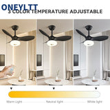 New Nordic bedroom fan light ultra-thin frequency conversion mute restaurant ceiling fan light children&#39;s room bedroom fan lamp