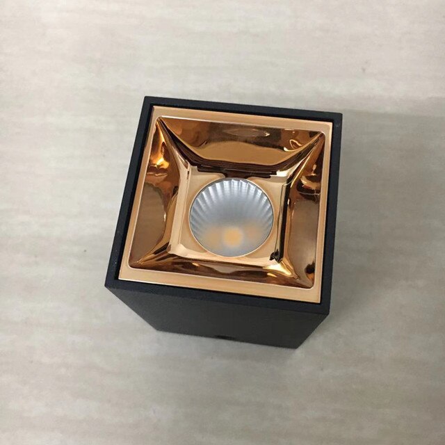 Square COB Ceiling LED Downlight  7W 9w 12W 15w  20W 24W 36w  Warm Day White Surface Mounted AC85-265V Dimmable
