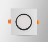 Square Dimmable LED COB Spotlight Ceiling lamp AC85-265V 5W 7W 9W 12W 15W Aluminum recessed downlights round Led Spot Light