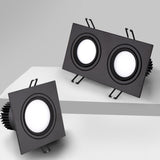 Square LED COB Spot lights Ceiling lamp Dimmable 7W10W 2x7W 2x10W recessed Downlights LED Panel light indoor lighting