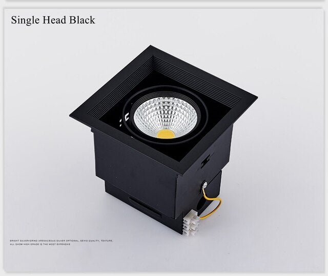 Square LED Down Light 5/7/10/12/15/20/30w LED Recessed Ceiling Light Lamp Downlight led Grille Spot Light
