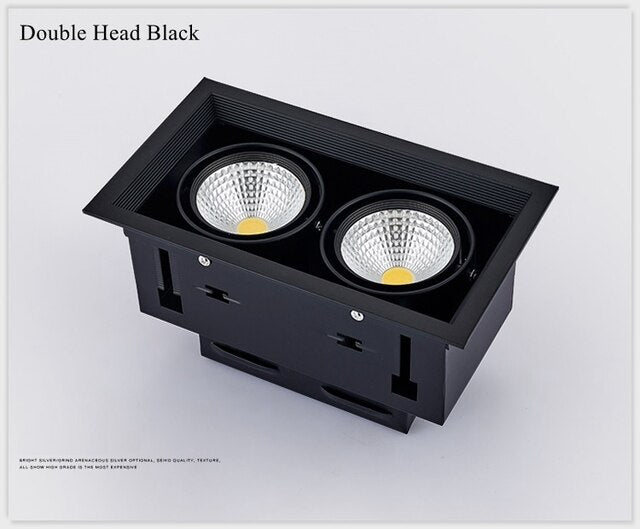 Square LED Down Light 5/7/10/12/15/20/30w LED Recessed Ceiling Light Lamp Downlight led Grille Spot Light