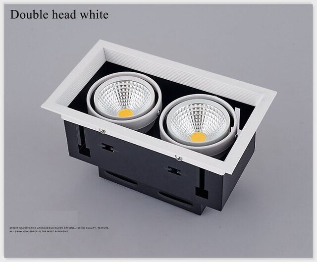 Square LED Down Light 5/7/10/12/15/20/30w LED Recessed Ceiling Light Lamp Downlight led Grille Spot Light