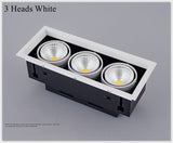 Square LED Down Light 5/7/10/12/15/20/30w LED Recessed Ceiling Light Lamp Downlight led Grille Spot Light