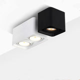 Square Led Downlight Simple Surface Mounted Led Ceiling Light Living Room Bedroom Kitchen Spot Led Lighting 10W 12W AC110v 220v