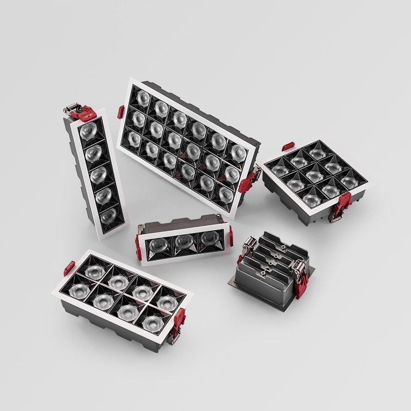 Square Recessed LED Downlights 2W/6W/10W/20W/30W/36W COB LED Ceiling Lamps AC85~265V LED Spot Lights Indoor Lighting