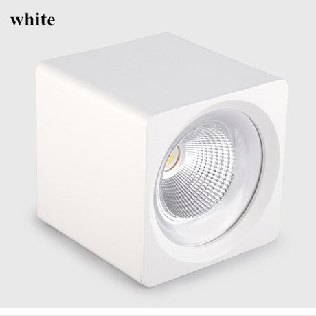 Square dimmable COB LED downlight 7W  12W 15W 20W 25W 30W LED ceiling light 110v 220v LED spotlight home lighting