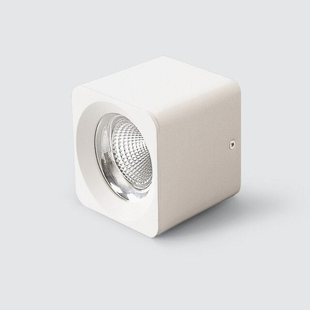 Super bright square surface mounted LED dimming downlight 7W9W12W15W18W20W COB LED ceiling light spotlight AC110-220V