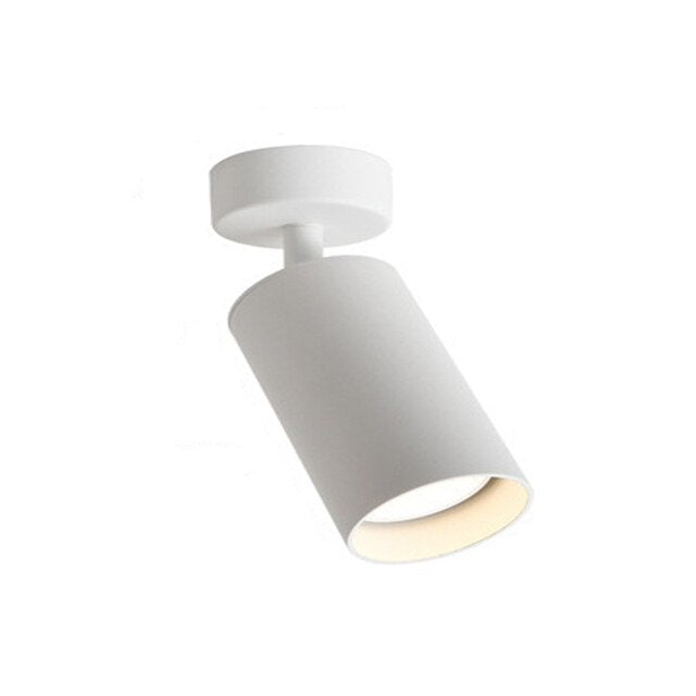 Surface Mounted 360° Rotatable LED Ceiling Track Downlight Dimmable 5W 7W 9W 12W 15W GU10 Bulb Replaceable Spot Light