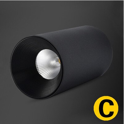 Surface Mounted Cylindrical LED COB Downlight Gold Reflector 7W 10W 12W 15W LED Ceiling Bulbs Lamp Spot Light LED Downlight