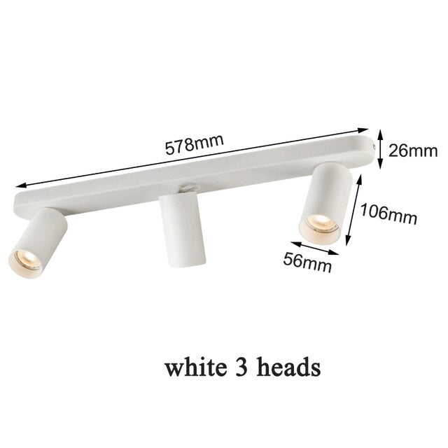 Surface Mounted Dimmable Ceiling Downlight 2x9W 2x12w AC85-265V GU10 Bulb Lamp COB LED Spot Light