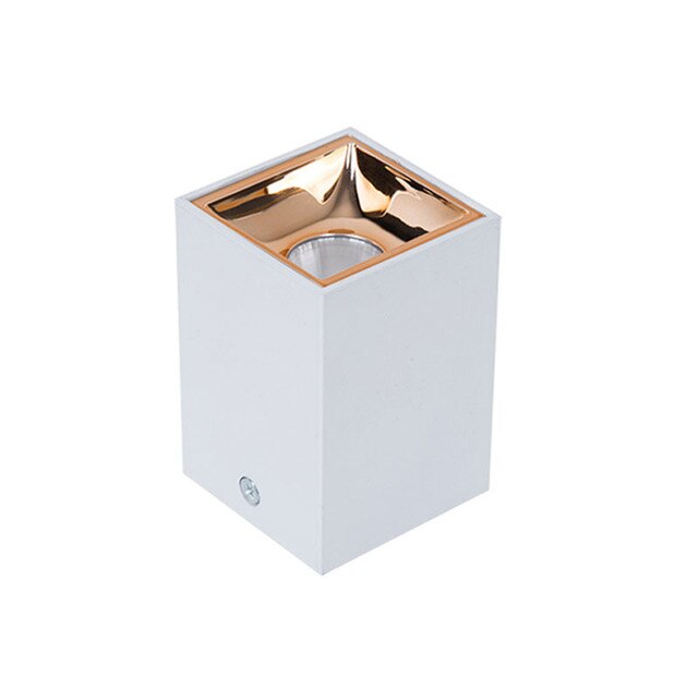 Surface Mounted Dimmable Square White/Black shell COB Ceiling LED Lamp 7W 12W 2x7W 2x12W Downlight spot light Indoor Lighting