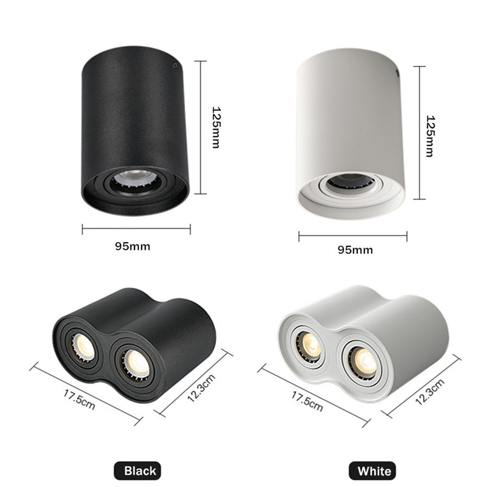 Surface Mounted GU10 Led Downlight Round Ceiling Downlight 5W 10W Spot Led Lamps for Home Decoration Lighting