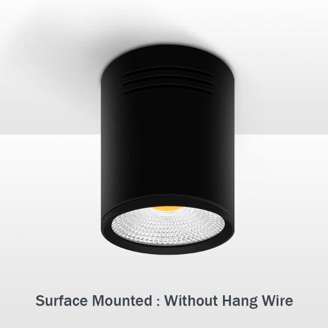 Surface Mounted Led Downlight COB Ceiling Lamp Led Cord Pendant Light 3W 5W 9W Dimmable Spot Lamp For Living Room Bedroom Foyer