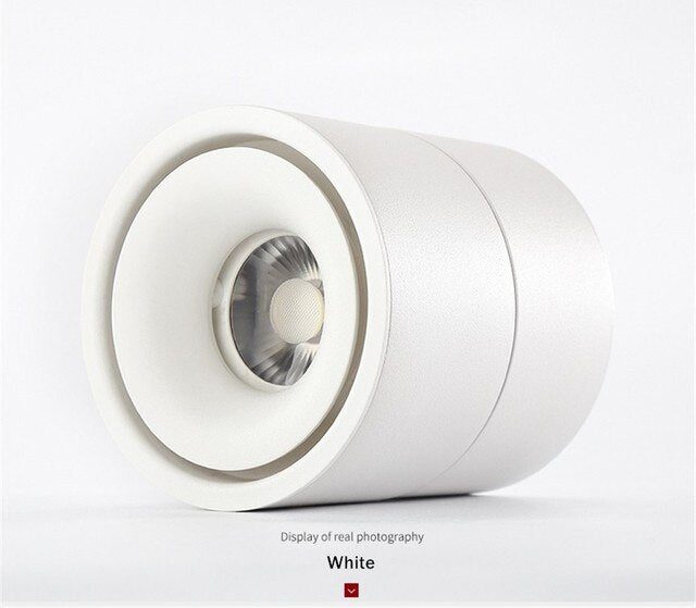 Surface Mounted Led Downlight Dimmable LED Spot Lights 15W 12W 7W 360 Degree Adjustable Ceiling Downlight 220V 110V