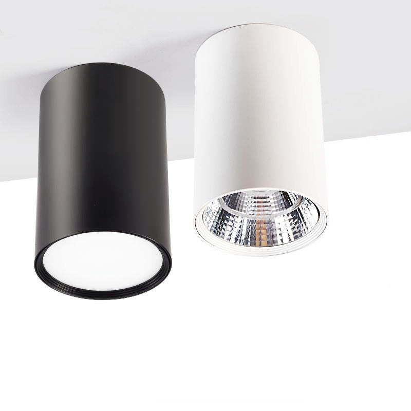 Surface Mounted Led Downlight Round Led Light Spot Lamp Cob Ceiling AC220V 90-260V 7W 36W Kitchen Room Foyer Indoor Warm White