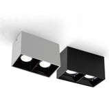 Surface Mounted Square LED Downlight COB 20W 24W Ceiling Lamp Spotlight 3000K 3500K 4000K 6000K For Home Decoration Lighting