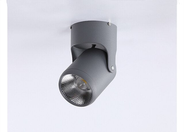 Surface mounted spotlights adjustment COB Dimmable rotating LED downlight ac85-265V 5W 7W 10W 12W 15W LED ceiling spotlight