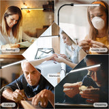 LED Floor Lamp for living room Indoor lighting stand Adjustable Gooseneck Dimmer reading light standing lamps living room