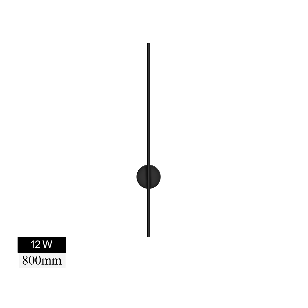 SEEDIQ Modern Led Wall Light Rotatable Black White Silver Wall Lamp AC85-265V Wall Sconce Light 100 120cm Long Wall Light