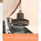 Youpin ADYSS Q212 Tripod Fan Outdoor Camping Lighting Electric Fan With Powerbank Multi-function Ceiling USB Desktop Fan