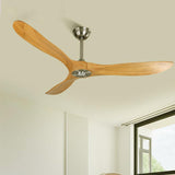 60 ,70 ,88 Inch Large Ceiling Fan Only Remote Control DC Motor Reverse Wood Blades Fans Lighting High Quantity Design Wooden Fans