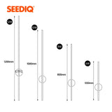 SEEDIQ Modern Led Wall Light Rotatable Black White Silver Wall Lamp AC85-265V Wall Sconce Light 100 120cm Long Wall Light
