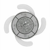 Modern Crystal Invisible Ceiling Fan Light with Remote Control Chandelier for Living Room Application
