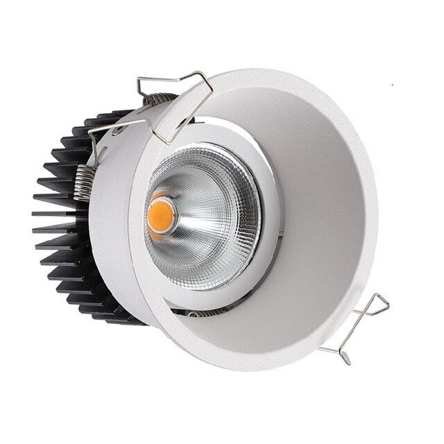 Ultra Thin Downlight Recessed Led Light Ceiling Lamp Anti-glare 5W 7W 12W Spot Led Dimmable Lighting For Room Foyer Coffee Shop