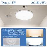 Ultra Thin Led Ceiling Lamp 18w 30w 50w Modern Panel Ceiling Lights For Living Room Bedroom Kitchen Indoor Lighting Warm White
