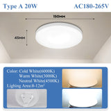 Ultra Thin Led Ceiling Lamp 18w 30w 50w Modern Panel Ceiling Lights For Living Room Bedroom Kitchen Indoor Lighting Warm White