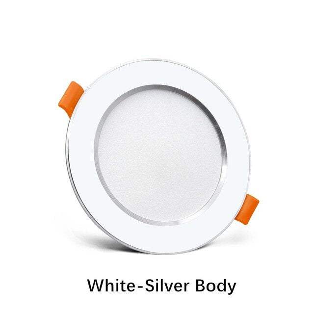 Ultra Thin Recessed Downlight Led Light Lamp Indoor Home Spot Led Downlight White Silver Golden 5W 7W 12W  Living Room Bedroom