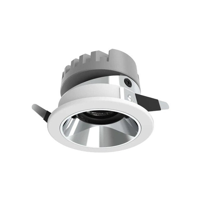 Ultra-thin Recessed Anti-Glare LED COB Spotlight 7W Dimmable 110V 220V 9W 12W 15W Round Downlight 18W 24W Ceiling Wall Lighting