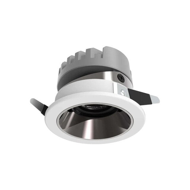 Ultra-thin Recessed Anti-Glare LED COB Spotlight 7W Dimmable 110V 220V 9W 12W 15W Round Downlight 18W 24W Ceiling Wall Lighting