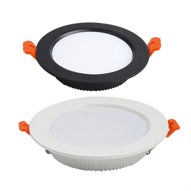 Ultra-thin Recessed led panel Dmmable 30W 36W 5730 Downlight Aluminum White Ceiling Light Warm Natural White Indoor Lighting