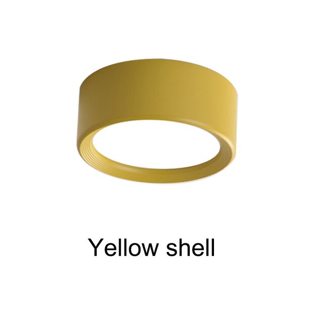 Ultra thin Round Surface Mounted LED Downlights 3W 5W 7W 9W 12W 20W Mounted Panel Ceiling Lamps Spot Light Home Decoration 220V