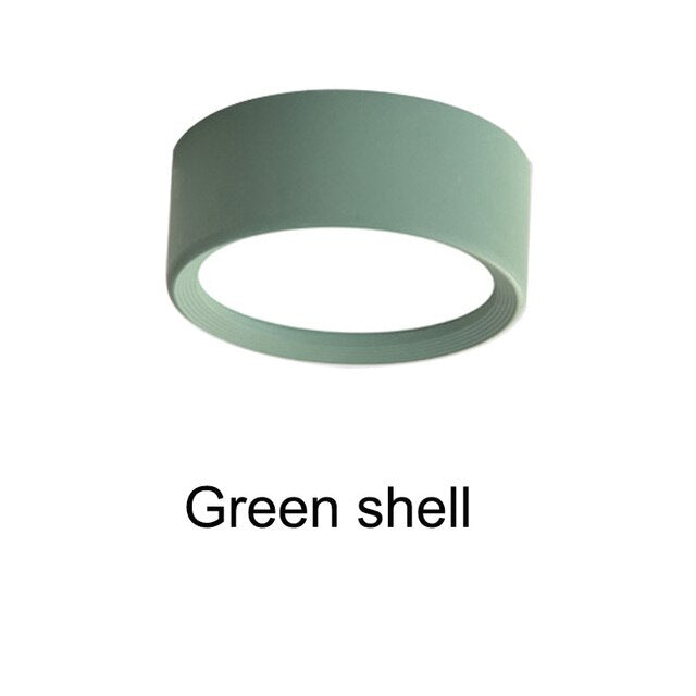 Ultra thin Round Surface Mounted LED Downlights 3W 5W 7W 9W 12W 20W Mounted Panel Ceiling Lamps Spot Light Home Decoration 220V