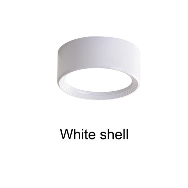 Ultra thin Round Surface Mounted LED Downlights 3W 5W 7W 9W 12W 20W Mounted Panel Ceiling Lamps Spot Light Home Decoration 220V