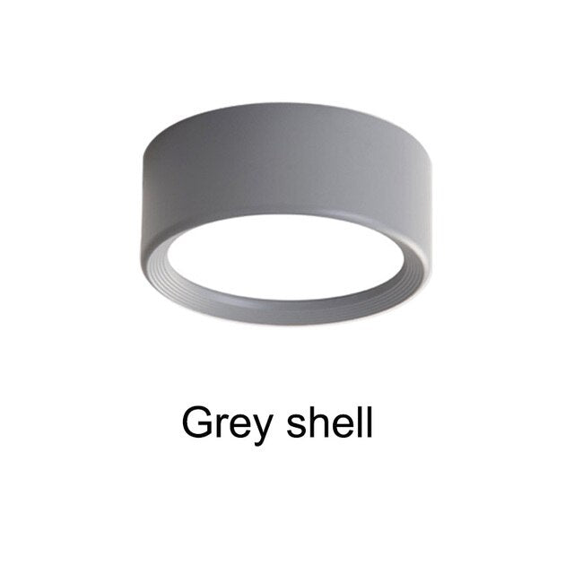 Ultra thin Round Surface Mounted LED Downlights 3W 5W 7W 9W 12W 20W Mounted Panel Ceiling Lamps Spot Light Home Decoration 220V