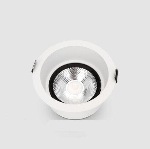 Ultra-thin anti-glare spotlight embedded householdLEDdimmable COB downlight AC85-260V 5W~18WLED ceiling spotlight clothing store