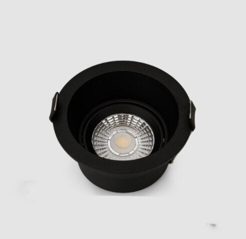 Ultra-thin anti-glare spotlight embedded householdLEDdimmable COB downlight AC85-260V 5W~18WLED ceiling spotlight clothing store