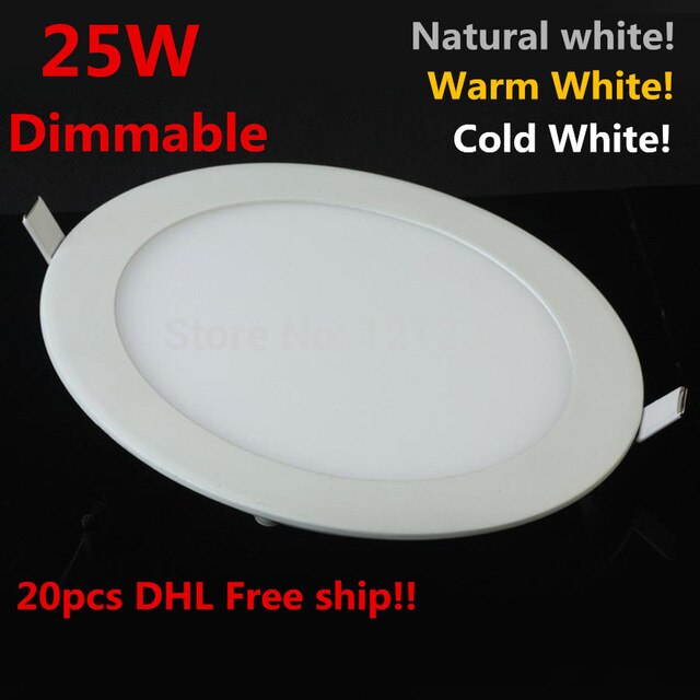 Ultra thin led down light lamp 3w 4w 6w 9w 12w 15w 25w led ceiling recessed grid downlight slim round panel light free shipping