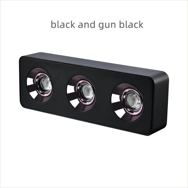 Ultra-thin surface mounted three-head spotlight led ceiling multi-head downlight home bedroom living room kitchen 27W 36W 45W