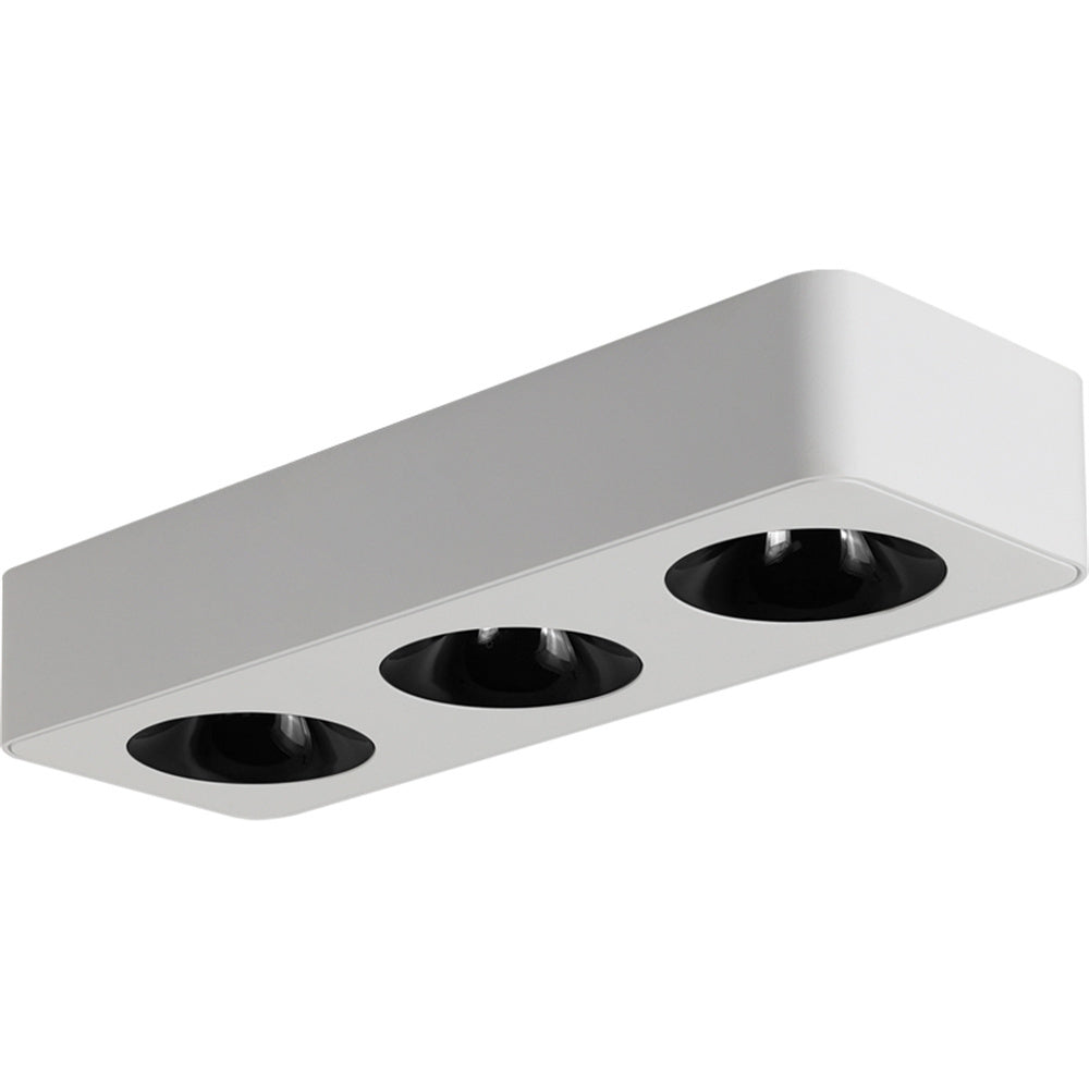 Ultra-thin surface mounted three-head spotlight led ceiling multi-head downlight home bedroom living room kitchen 27W 36W 45W