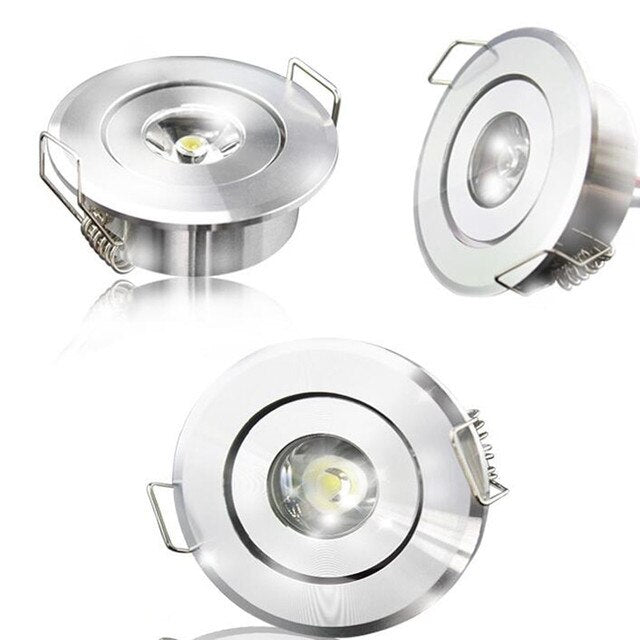 Under Cabinet Light 1.5W DC12V LED Downlight LED Spotlight Ceiling Lamps for Home Kitchen Showcase Cupboard Night Lights