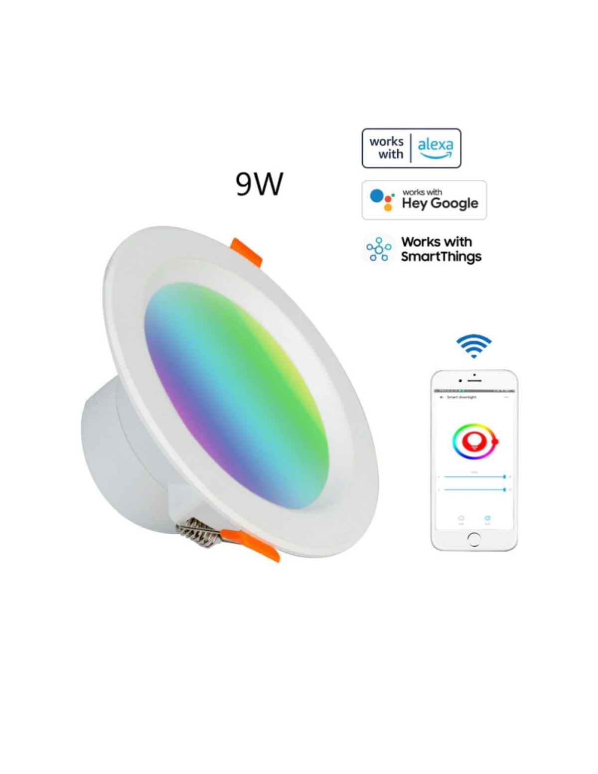 Smart Led Light 2.5/3.5/4 Inch RGBW RGBCW Downlight Ceiling Light EWeLink SmartThings Alexa Google Home Wholesale
