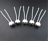5-20PC MR16 MR11 GU5.3 G4 Lamp Holder Ceramic Halogen Lamp Holder Socket Pottery Connector 12-250V Led Light bulb Base with Wire
